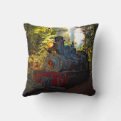 Steam Train Engine 7 Locomotive Railroad クッション (裏面)