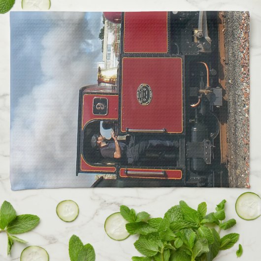 STEAM TRAINS キッチンタオル (折り畳み)