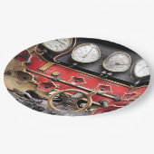 STEAM TRAINS ペーパープレート (アングル)