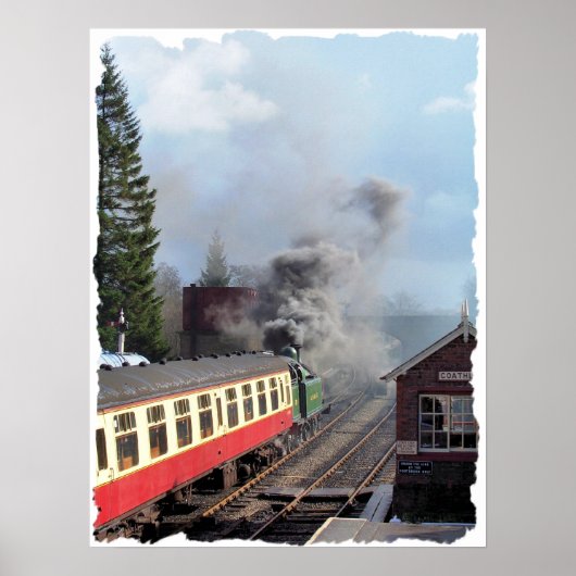 STEAM TRAINS ポスター (正面)