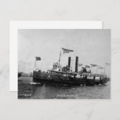 Steamer City of Ohio - Louis Pesha写真 ポストカード (正面/裏面)