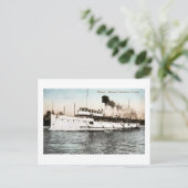 Steamer Macassa,ハミルトンからトロント ポストカード (スタンド正面)