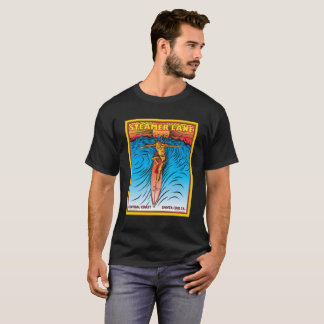 STEAMERLANEの波サンタクルス Tシャツ