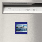 Steamers Ticonderoga and Vermont, Burlington, VT マグネット (インサイチュ (食洗機))