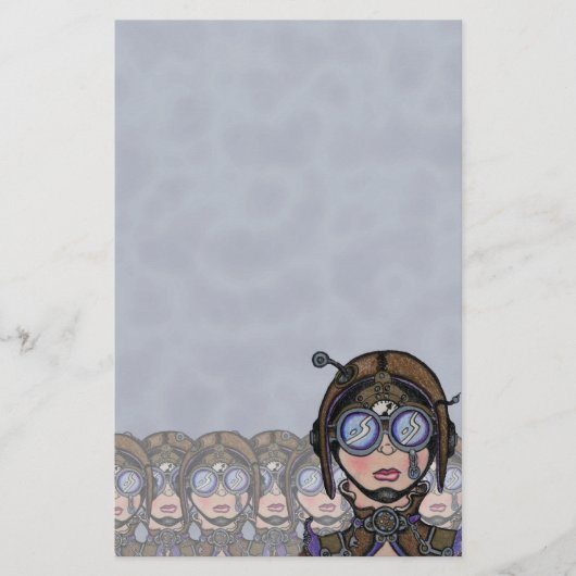 Steamface #1 Steampunkの文房具 便箋 (正面)