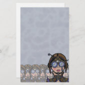 Steamface #1 Steampunkの文房具 便箋 (正面/裏面)