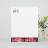 SteampinkピンクのSteampunk レターヘッド (スタンド正面)