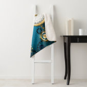 Steampunターコイズの背景(ギア) シェルパブランケット (インサイチュ)