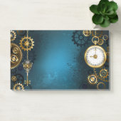 Steampunターコイズの背景(ギア) ポストイット (オフィス)