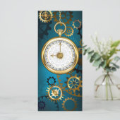 Steampunターコイズの背景(ギア) メニュー (スタンド正面)