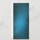 Steampunターコイズの背景(ギア) 案内状 (裏面)