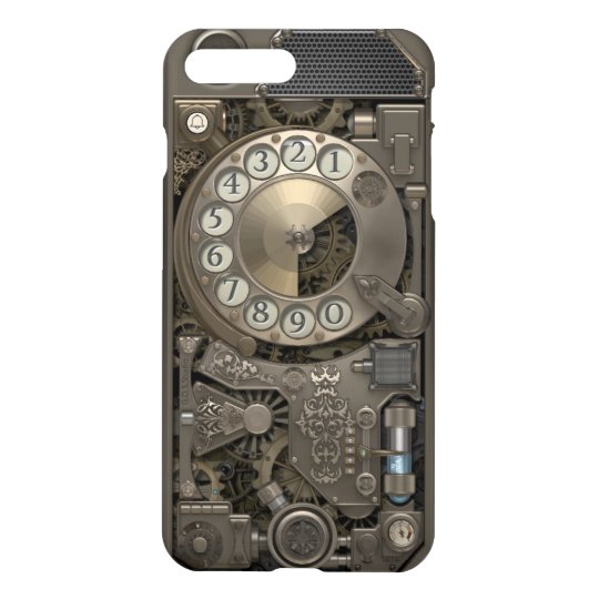 Steampunkの回転式金属のダイヤル式電話 Iphoneケース Zazzle Co Jp