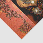 Steampunkのすばらしいハート 薄葉紙 (詳細)