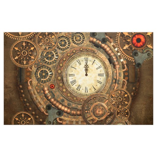 Steampunkのすばらしい時計仕掛け ファブリック (ヤード)