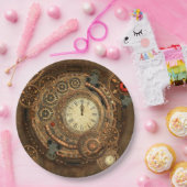 Steampunkのすばらしい時計仕掛け ペーパープレート (パーティー)