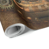 Steampunkのすばらしい時計仕掛け ラッピングペーパー (ロールコーナー)