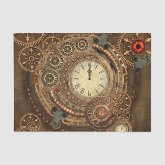 Steampunkのすばらしい時計仕掛け 薄葉紙 (正面)