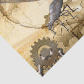 Steampunkのすばらしい蒸気のトンボ 薄葉紙 (詳細)