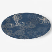 Steampunkのイカの紙皿 ペーパープレート (アングル)