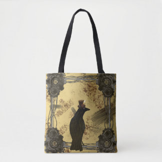 SteamPunkのカラスのトートバック トートバッグ