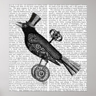 Steampunkのカラス ポスター