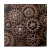 Steampunkのギア タイル (正面)