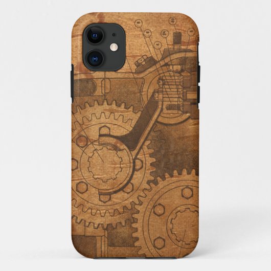Steampunkのギア Case-Mate iPhoneケース (裏面)