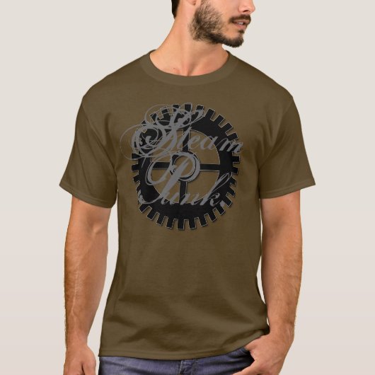 Steampunkのギア Tシャツ (正面)