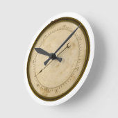 Steampunkのゲージ ラウンド壁時計 (傾斜)