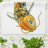 Steampunkのコイ キッチンタオル (折り畳み)