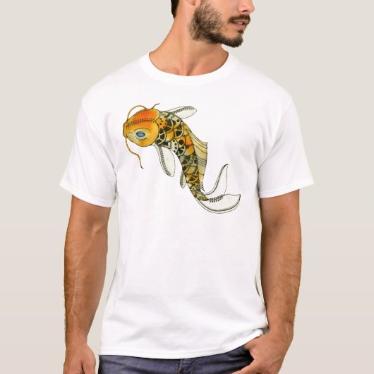 Steampunkのコイ Tシャツ (正面)
