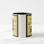 Steampunkのコーヒー執事のマグ ツートーンマグカップ (中央)