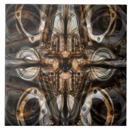 Steampunkのタイルのために連動させられる タイル