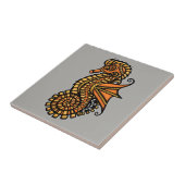 Steampunkのタツノオトシゴ タイル (側面)