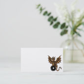 Steampunkのドラゴンの名刺 名刺 (スタンド正面)