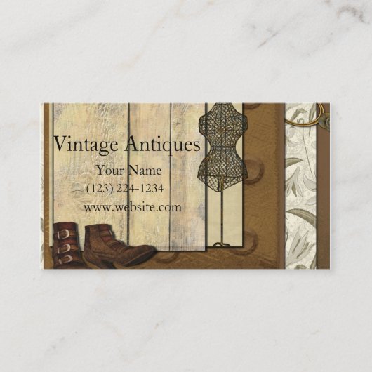 Steampunkのドレスメーカー部屋 名刺 (正面)