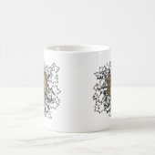 Steampunkのハート愛 コーヒーマグカップ (中央)