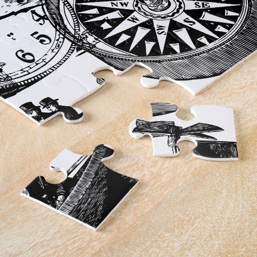 steampunkのパズル ジグソーパズル (側面)