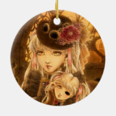 Steampunkのファンタジーのオーナメント セラミックオーナメント (裏面)