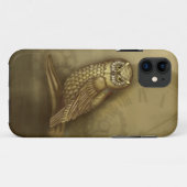 SteampunkのフクロウのiPhoneの場合 Case-Mate iPhoneケース (裏面(横))