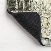 steampunkのペーパーコラージュ マウスパッド (コーナー)