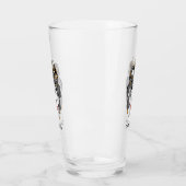 Steampunkのボクサーは|あなたの名前を加えます タンブラーグラス (左)