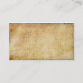 Steampunkのモノグラムの旧式なClaret C 名刺 (裏面)