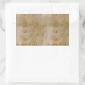 Steampunkのリベット 長方形シール (バッグ)