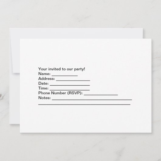 Steampunkのヴィンテージのパーティの招待状 招待状 (裏面)