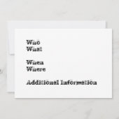 Steampunkのヴィンテージのビクトリア時代の人| Krakenのタコ 招待状 (裏面)