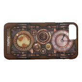 Steampunkのヴィンテージの時計#1B Case-Mate iPhoneケース (裏面(横))