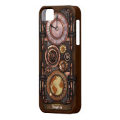 Steampunkのヴィンテージの時計#1B Case-Mate iPhoneケース (裏面左)