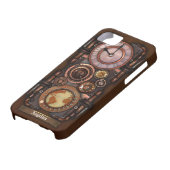 Steampunkのヴィンテージの時計#1B Case-Mate iPhoneケース (下部)