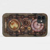 Steampunkのヴィンテージの時計#1C Case-Mate iPhoneケース (裏面(横))